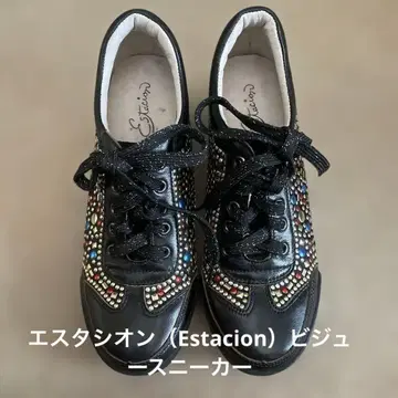 Estacion 비쥬 장식 스니커즈