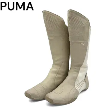 [ 초레어 ] PUMA 푸마 가죽 부츠 스웨이드 웨스턴 부츠 화이트