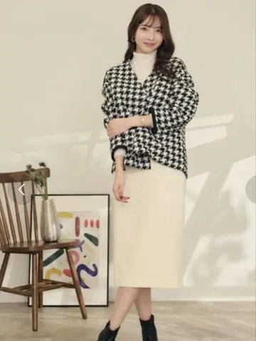 lieulien x Miki Ozaki 블랙 x 화이트