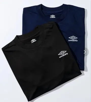 UMBRO T셔츠 2색 세트 블랙 네이비 팩T