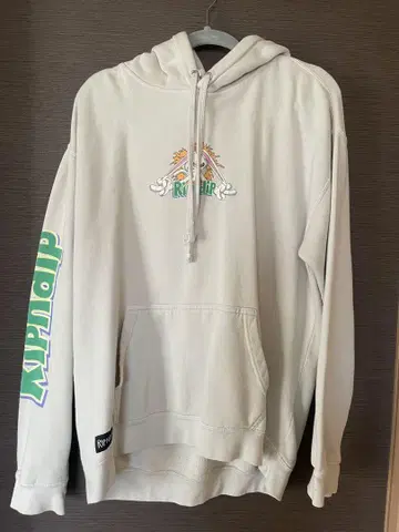 Ripndip 후드 부착 후드티 그레이