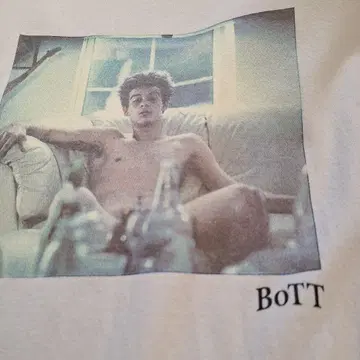BOTT 프린트T셔츠 XL 화이트