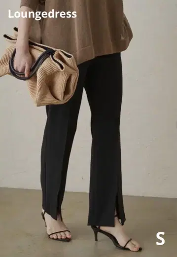 [ 새상품 ] Loungedress 라운지 드레스 프론트 슬릿 팬츠 S