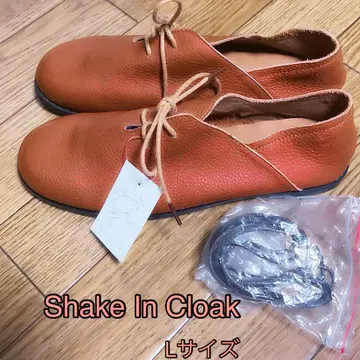 Shake In Cloak 쉐이크인클로크 가죽 페탄코 신발