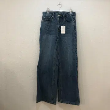 택 포함 새상품 ER 블루 데님 플레어 팬츠 2