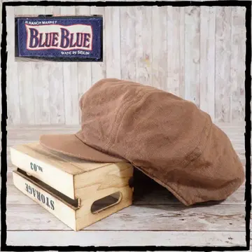 BLUE BLUE 브라운 헌팅 캡 린넨 SEILIN & Co. 할리란