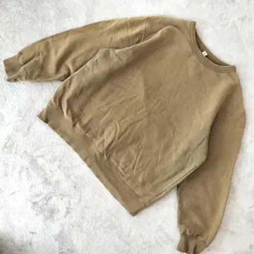UNIQLO 크루넥 트레이닝복 맨투맨 브라운 사이즈 M