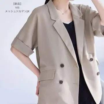[ 새상품 ] VIS 메쉬 돌먼 자켓