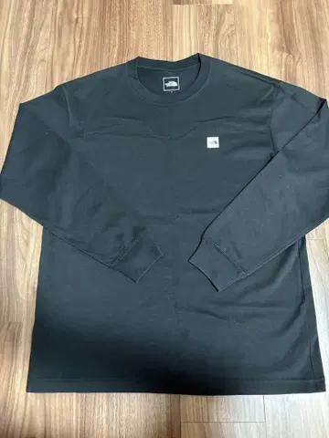 THE NORTH FACE 스몰 박스 로고 긴팔 롱티 블랙 L