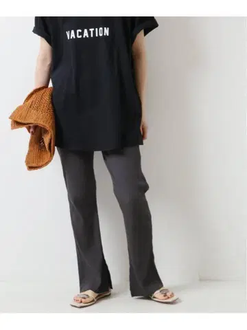 Spick & Span 스픽 앤 스팬 리브 플레어 팬츠