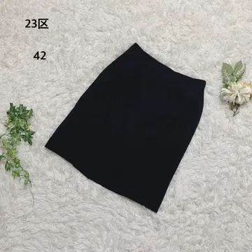 23구 타이트 스커트 무릎 기장 울 혼방 입학식 졸업식 포멀 비즈니스