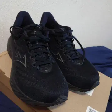 Mizuno 웨이브 라이더 28 SW 러닝화 블랙
