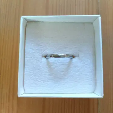 새상품급 BLOOM 파인 스틸 다이아몬드 반지 실버 2cm