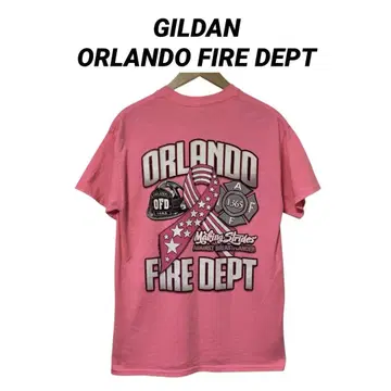 구제 의류 GILDAN ORLANDO FIRE DEPT 빈티지 티셔츠