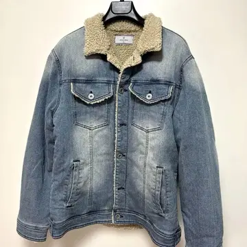 Ashley & Bros 보아 옷깃 데님 자켓 XL