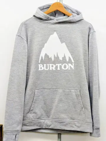 BURTON 버튼 그레이 후드티 S 사이즈