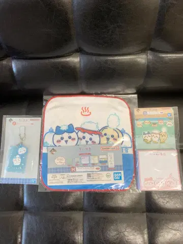 키링, 메모장, 타월 세트 하치와레 치이카와 (먼작귀) 제일복권