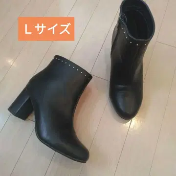 새상품급*menue*스터드*숏부츠*우천 겸용