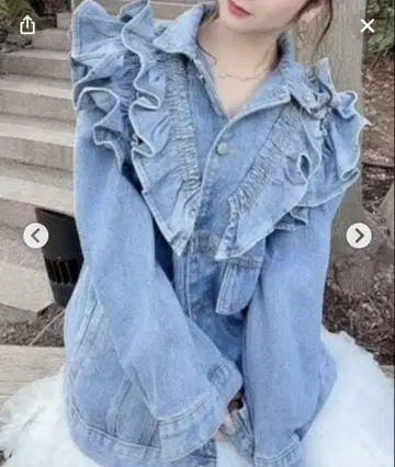 cindibendi 프릴 데님 자켓