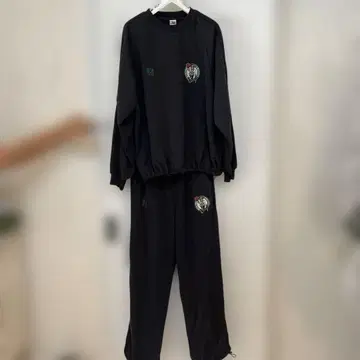 보스턴 셀틱스 NBA 트레이닝복 맨투맨 상하의 세트 XL 블랙