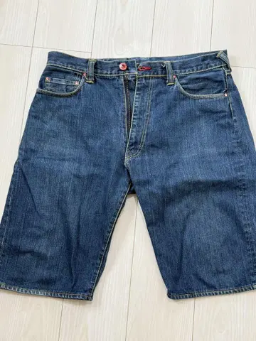 CUNE 34인치 데님 숏팬츠