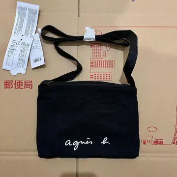 에네스베 agnes b 사코슈 블랙 로고
