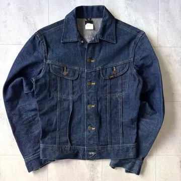 [ USA제 ] LEE 101 다크 네이비 데님 자켓 트래커 자켓 34