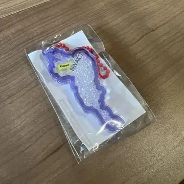 [ 새상품 ] 비와코 아크릴 키링/보라색/퍼플/시가/카가미노사토/오미규