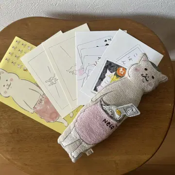 네코무라 씨 코랄&태스크 인형과 엽서