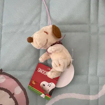 스누피 봉제 인형 스트랩 약 10cm
