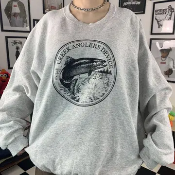 Creek ANGLERS DEVICE crew neck sweat