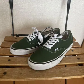 반스 VANS 오센틱 US9 27cm 그린