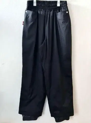 [ 레어 ] vintage 와이드 팬츠 블랙 무지 테크 계열