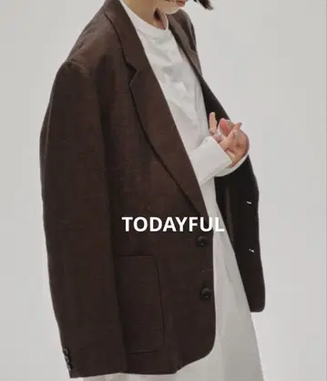 새상품급 TODAYFUL Boyfriend Linen Jacket