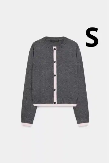 ZARA 자라 콤비 니트 가디건 새상품, 미사용