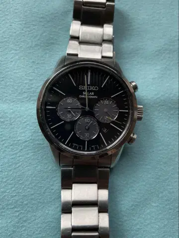 세이코 SEIKO 남성용 손목시계 크로노그래프 솔라