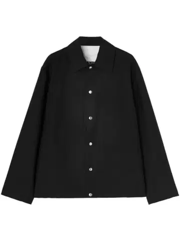 질 샌더 모헤어&울 버튼 자켓