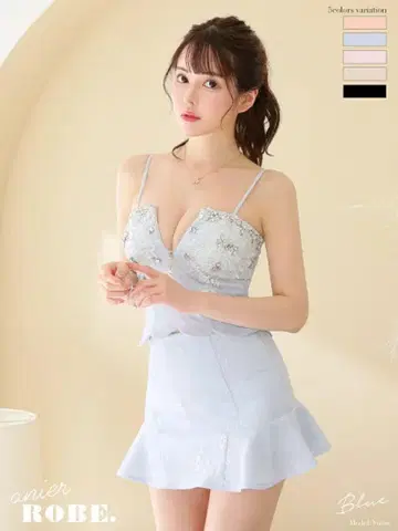 anier 로브 드 플뢰르 드레스