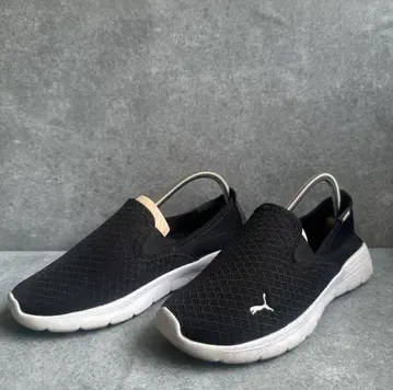 오늘 한정 가격 Puma SOFTFOAM+ 블랙 슬립온 23cm