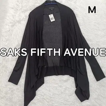 Saks Fifth Avenue 캐시미어 블렌드 가디건 블랙 M