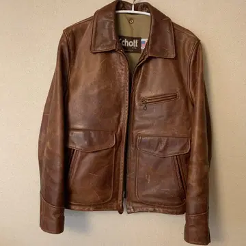 Schott 레어! 가죽 자켓 샷 빈티지