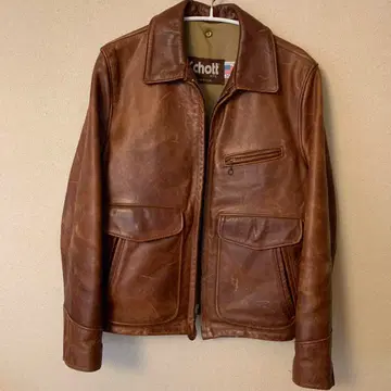 Schott 레어! 가죽 자켓 샷 빈티지