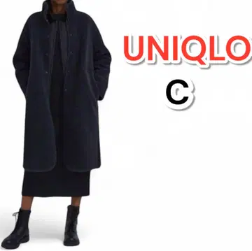 [컨디션 최상] UNIQLO:C 보아 플리스 스탠드 카라 코트 XL