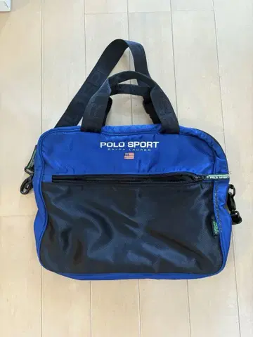 레어 90s POLO SPORT 숄더백 파랑/블랙
