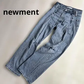 newment 리바이스 리메이크 청바지 데미지 가공