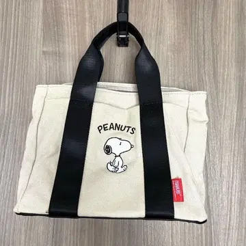 [ 새상품 미사용 ] PEANUTS 스누피 캔버스 숄더백