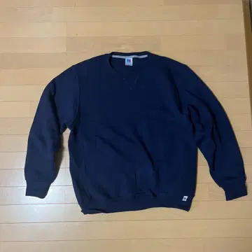 Russell Athletic 네이비 크루넥 맨투맨