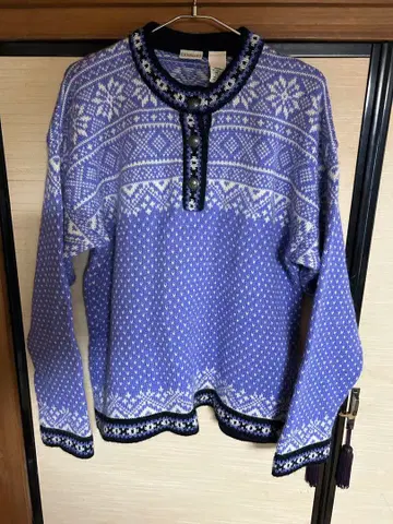 80s 90s llbeen 엘엘빈 노르딕 무늬 바즈아이 니트