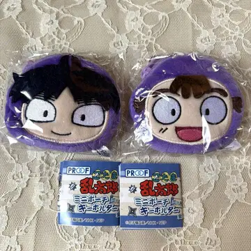 닌타마 란타로 미니 파우치 키링 쿠쿠치 헤이스케 오하마 칸에몬 가챠가챠