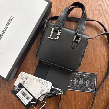 블랙 DSQUARED2 2WAY 월렛 백 카드 홀더 지갑